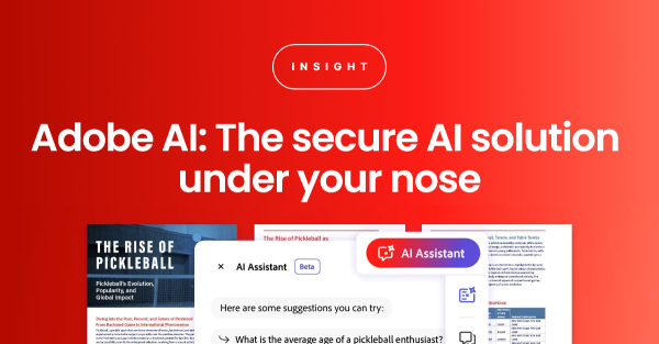 Adobe AI: The secure AI solution under your nose Adobe AI: The secure AI solution under your nose